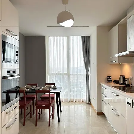 Bright 3 Bedroom & 2 Bath In Mashattan Residence, Maslak Sariyer * Стамбул